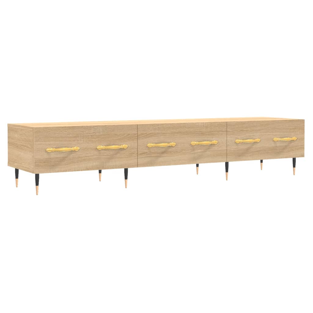 vidaXL Dulap TV, stejar sonoma, 150x36x30 cm, lemn prelucrat vidaXL Dulap TV, stejar sonoma, 150x36x30 cm, lemn prelucrat