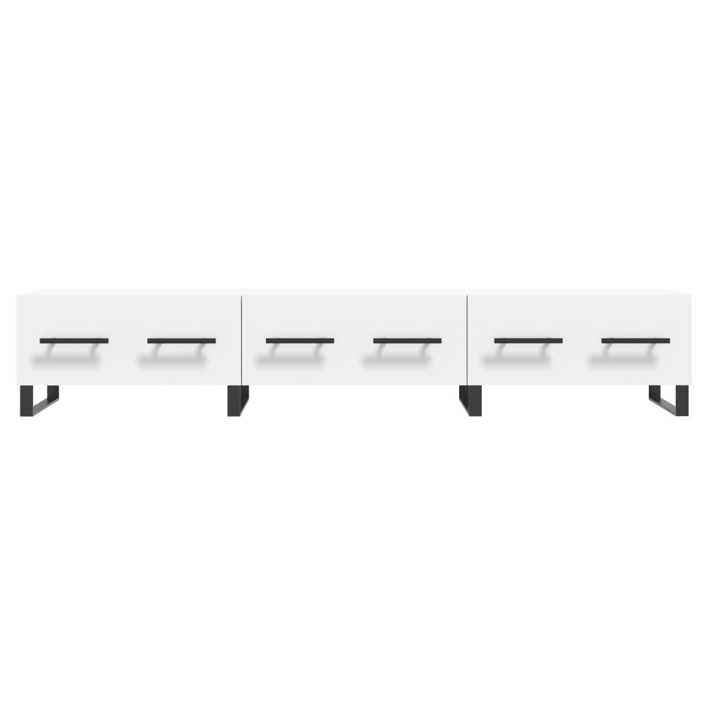 vidaXL Comodă TV, alb, 150x36x30 cm, lemn prelucrat
