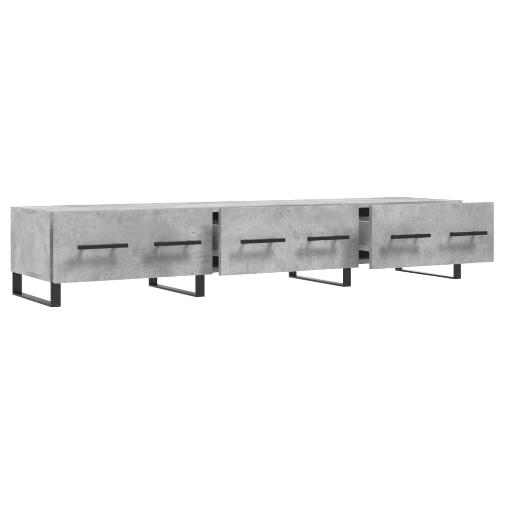 vidaXL Comodă TV, gri beton, 150x36x30 cm, lemn prelucrat vidaXL Comodă TV, gri beton, 150x36x30 cm, lemn prelucrat