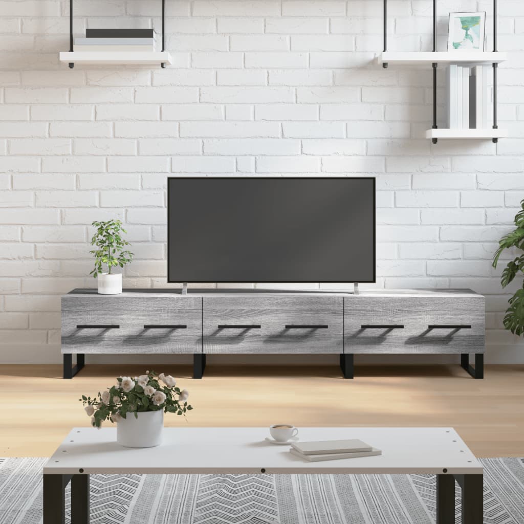 vidaXL Dulap TV, stejar sonoma, 150x36x30 cm, lemn prelucrat vidaXL Dulap TV, stejar sonoma, 150x36x30 cm, lemn prelucrat