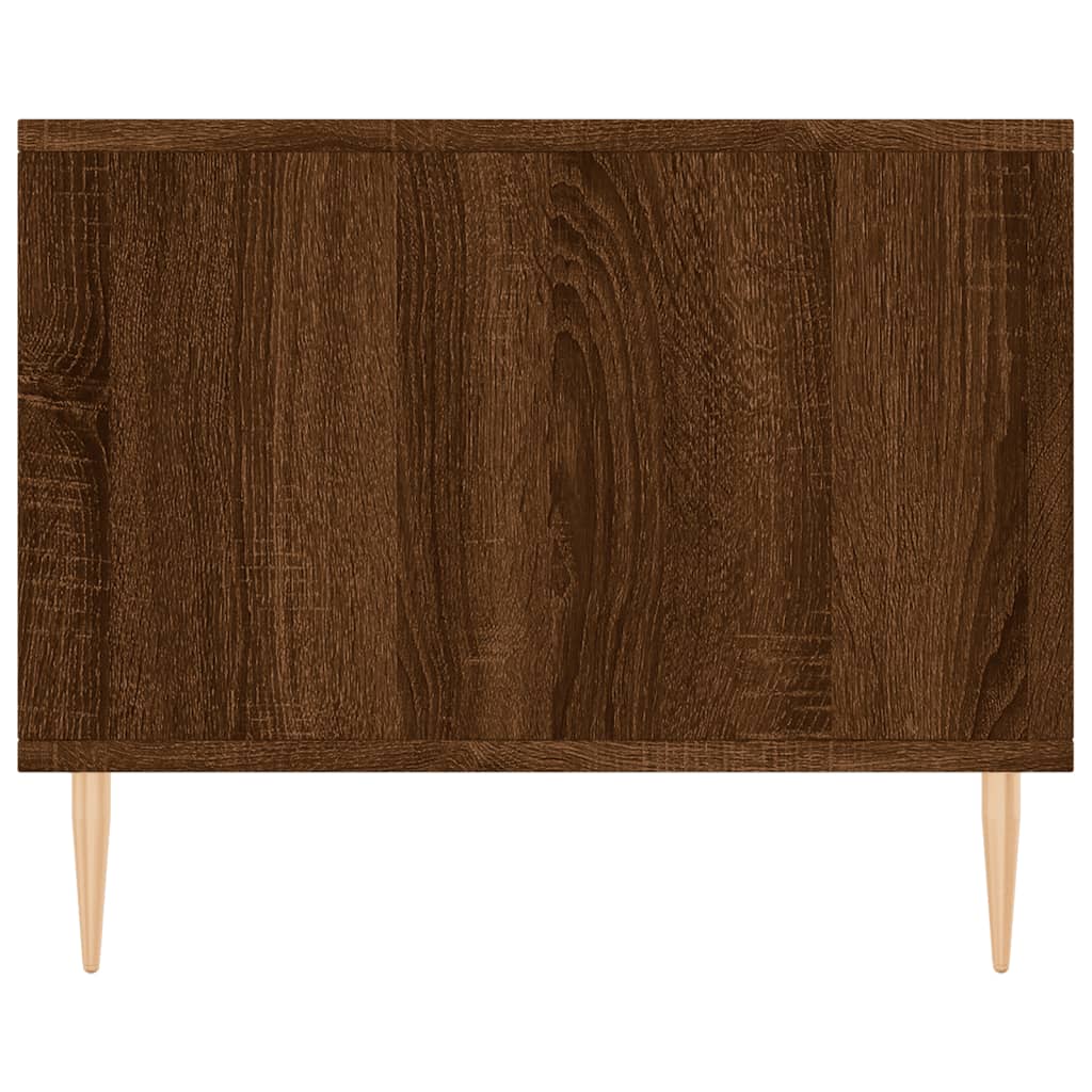 vidaXL Măsuță de cafea, stejar maro, 90x50x40 cm, lemn prelucrat vidaXL Măsuță de cafea, stejar maro, 90x50x40 cm, lemn prelucrat