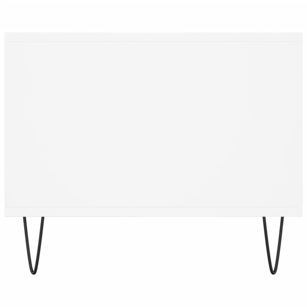 vidaXL Măsuță de cafea, alb, 90x50x40 cm, lemn prelucrat vidaXL Măsuță de cafea, alb, 90x50x40 cm, lemn prelucrat