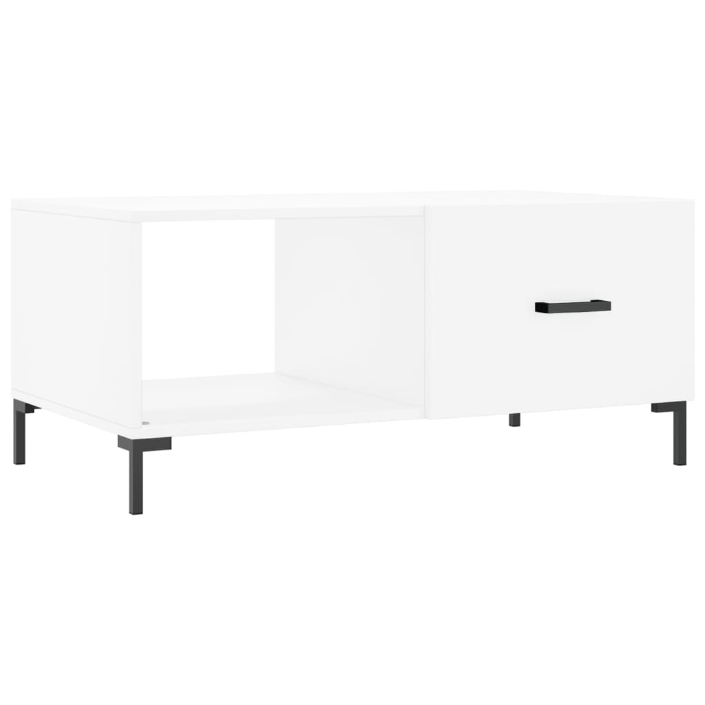 vidaXL Măsuță de cafea, alb, 90x50x40 cm, lemn prelucrat vidaXL Măsuță de cafea, alb, 90x50x40 cm, lemn prelucrat