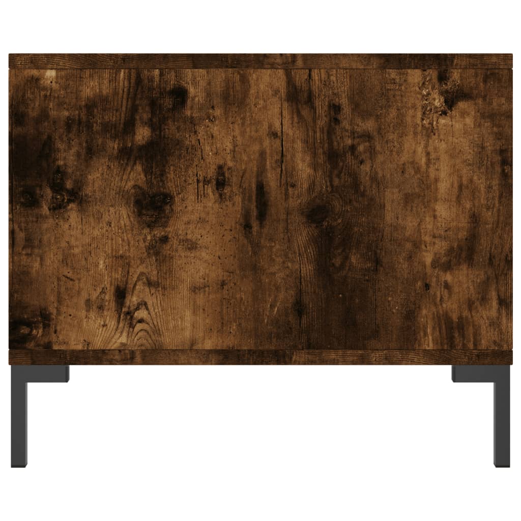 vidaXL Măsuță de cafea, stejar fumuriu, 90x50x40 cm, lemn prelucrat vidaXL Măsuță de cafea, stejar fumuriu, 90x50x40 cm, lemn prelucrat