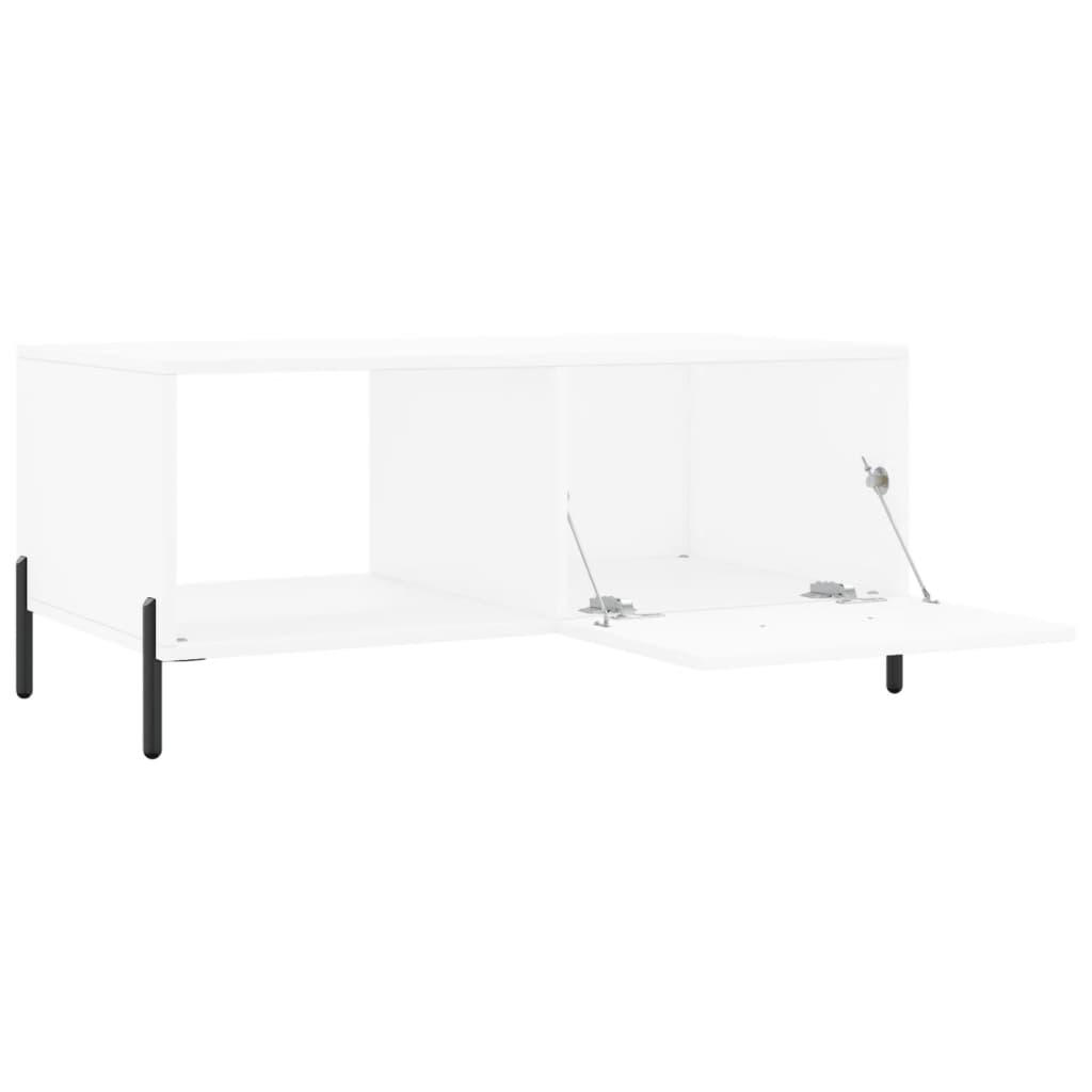 vidaXL Măsuță de cafea, alb, 90x50x40 cm, lemn prelucrat vidaXL Măsuță de cafea, alb, 90x50x40 cm, lemn prelucrat