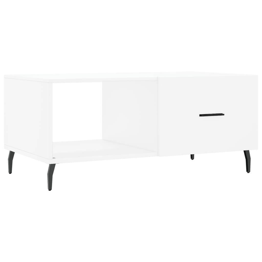 vidaXL Măsuță de cafea, alb, 90x50x40 cm, lemn prelucrat vidaXL Măsuță de cafea, alb, 90x50x40 cm, lemn prelucrat