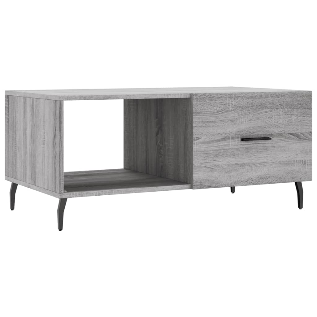vidaXL Măsuță de cafea, gri sonoma, 90x50x40 cm, lemn prelucrat vidaXL Măsuță de cafea, gri sonoma, 90x50x40 cm, lemn prelucrat