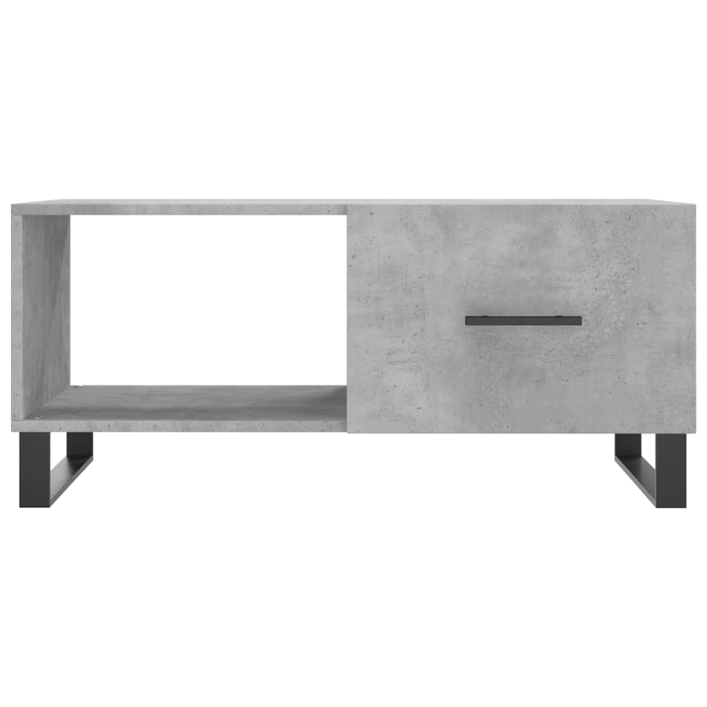 vidaXL Măsuță de cafea, gri beton, 90x50x40 cm, lemn prelucrat