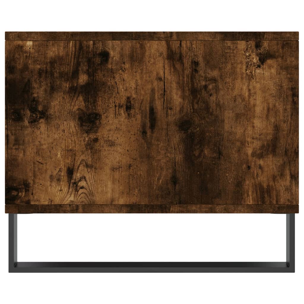 vidaXL Măsuță de cafea, stejar fumuriu, 90x50x40 cm, lemn prelucrat vidaXL Măsuță de cafea, stejar fumuriu, 90x50x40 cm, lemn prelucrat