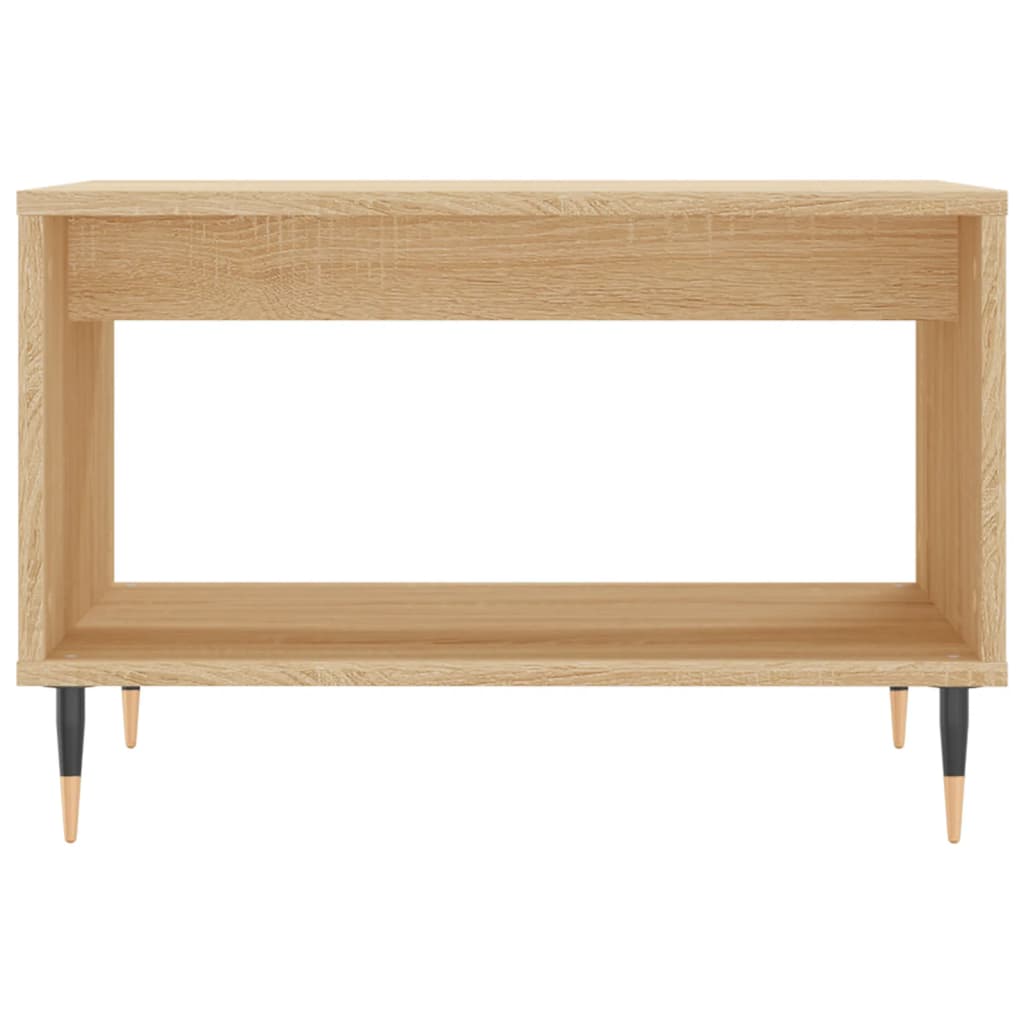 vidaXL Măsuță de cafea, stejar sonoma, 60x50x40 cm, lemn prelucrat vidaXL Măsuță de cafea, stejar sonoma, 60x50x40 cm, lemn prelucrat