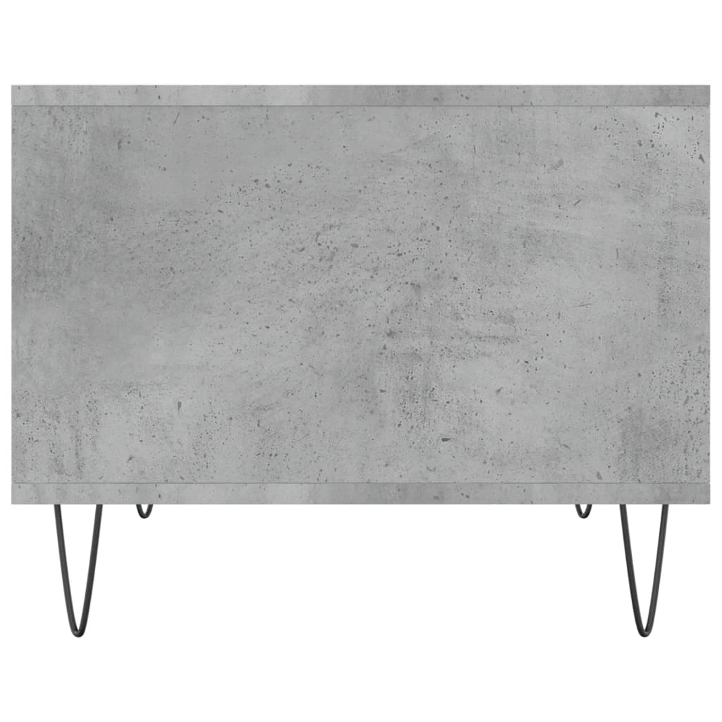 vidaXL Măsuță de cafea, gri beton, 60x50x40 cm, lemn prelucrat vidaXL Măsuță de cafea, gri beton, 60x50x40 cm, lemn prelucrat