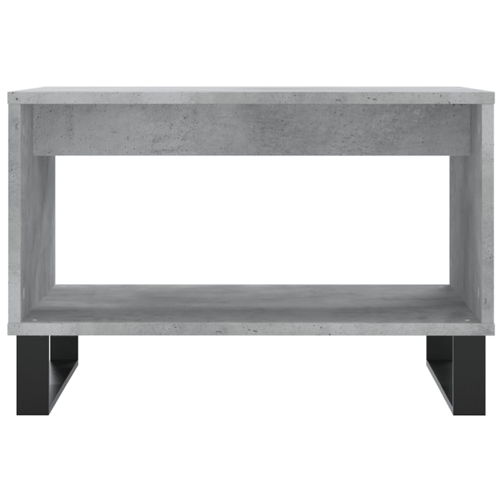 vidaXL Măsuță de cafea, gri beton, 60x50x40 cm, lemn prelucrat vidaXL Măsuță de cafea, gri beton, 60x50x40 cm, lemn prelucrat