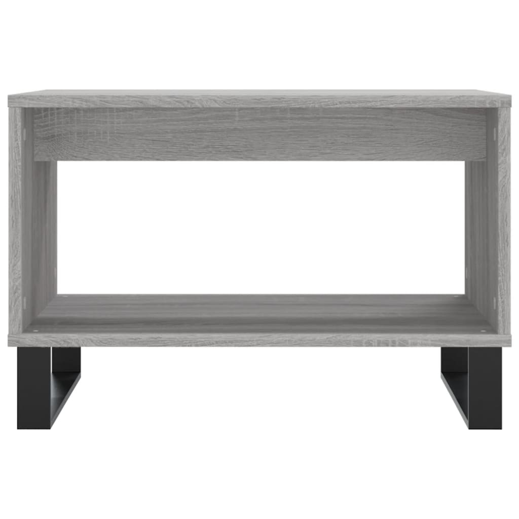vidaXL Măsuță de cafea, gri sonoma, 60x50x40 cm, lemn compozit vidaXL Măsuță de cafea, gri sonoma, 60x50x40 cm, lemn compozit