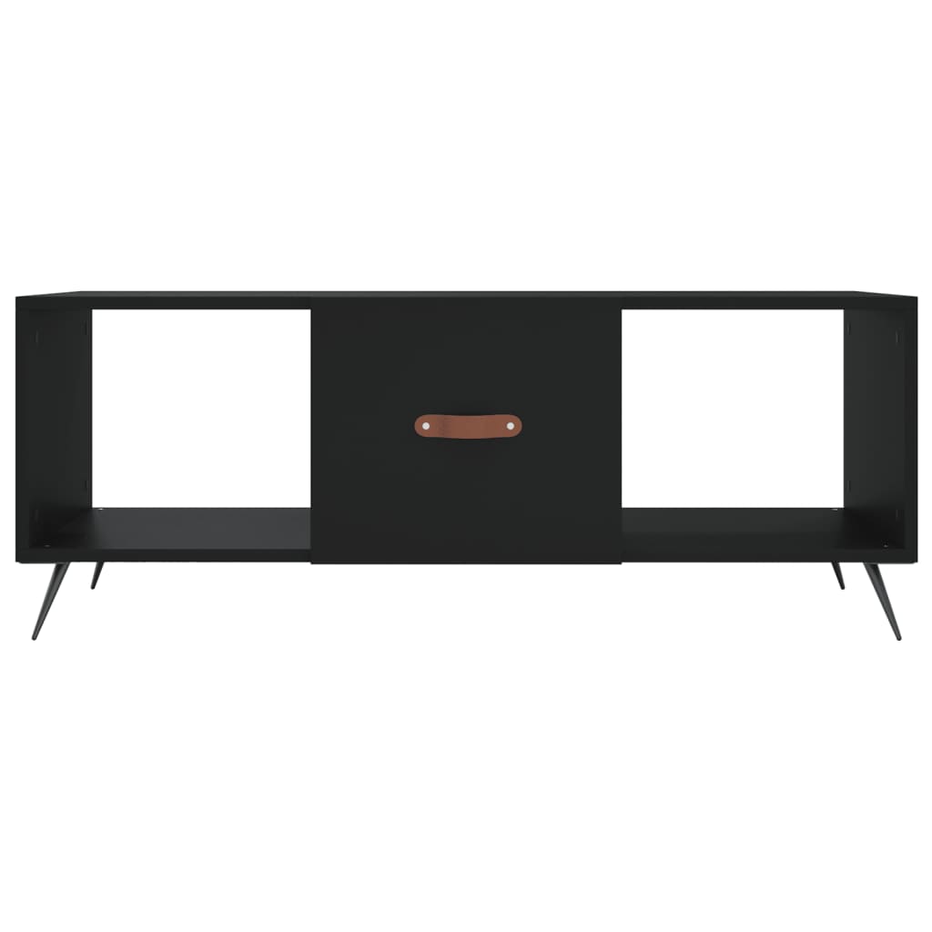 vidaXL Măsuță de cafea, negru, 102x50x40 cm, lemn compozit vidaXL Măsuță de cafea, negru, 102x50x40 cm, lemn compozit