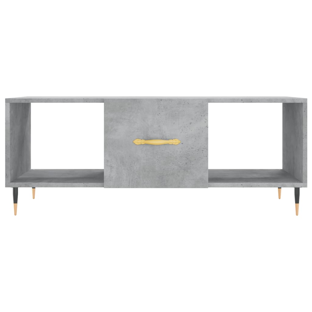 vidaXL Măsuță de cafea, gri beton, 102x50x40 cm, lemn prelucrat vidaXL Măsuță de cafea, gri beton, 102x50x40 cm, lemn prelucrat