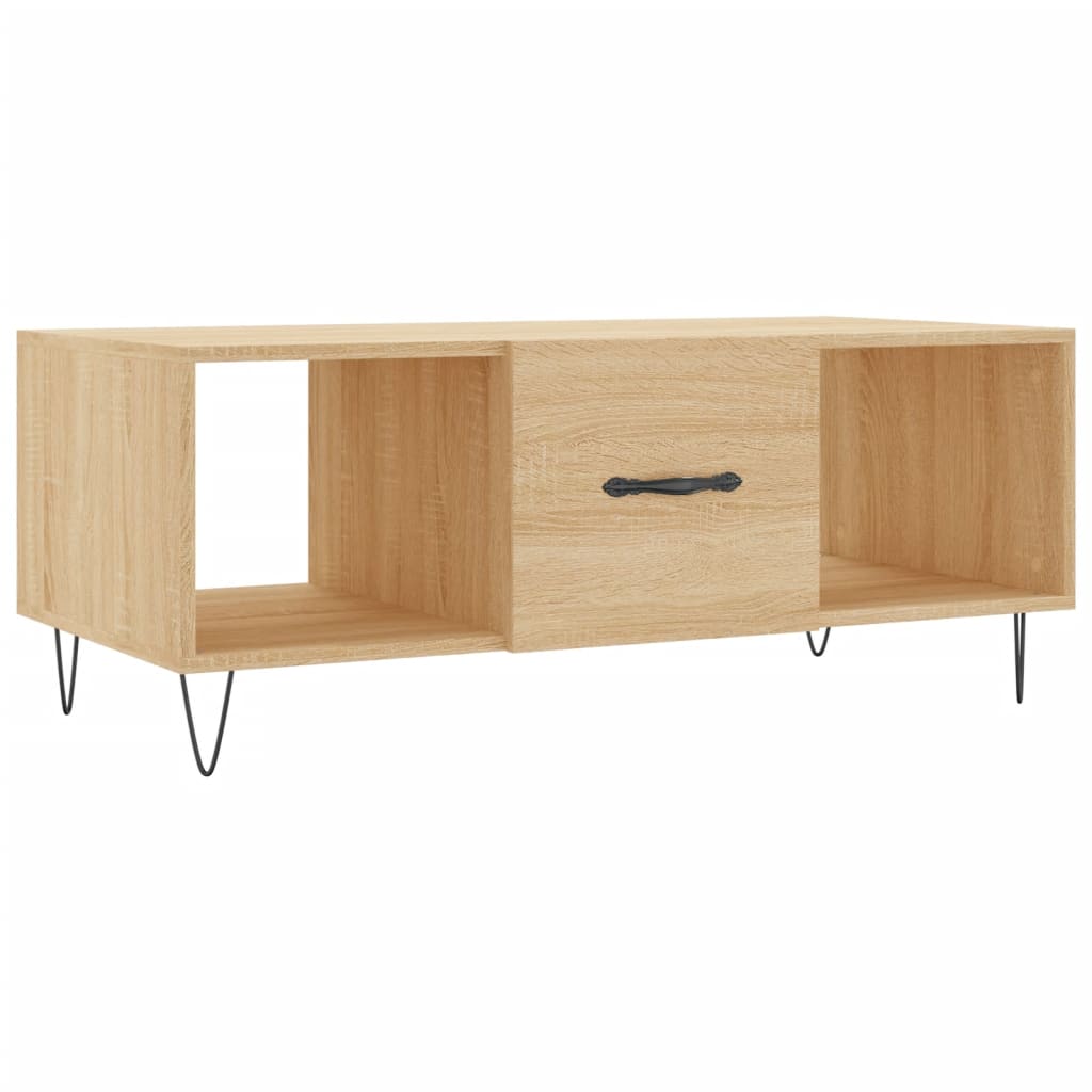 vidaXL Măsuță de cafea, stejar sonoma, 102x50x40 cm, lemn prelucrat vidaXL Măsuță de cafea, stejar sonoma, 102x50x40 cm, lemn prelucrat