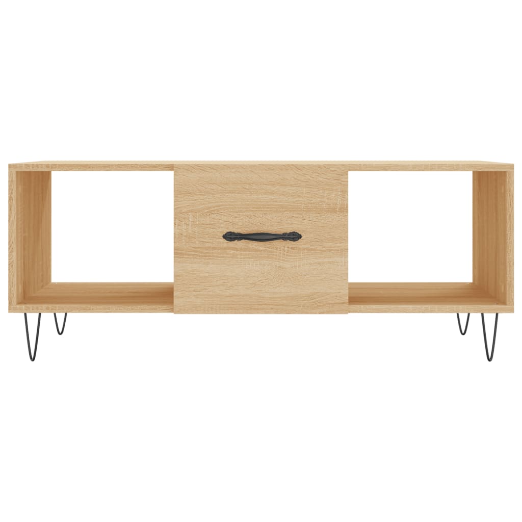 vidaXL Măsuță de cafea, stejar sonoma, 102x50x40 cm, lemn prelucrat vidaXL Măsuță de cafea, stejar sonoma, 102x50x40 cm, lemn prelucrat