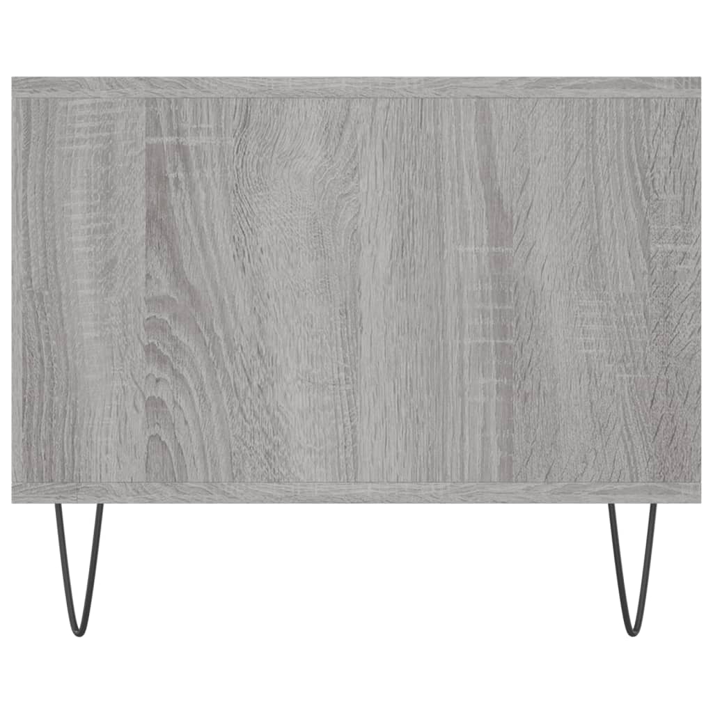 vidaXL Măsuță de cafea, gri sonoma, 102x50x40 cm, lemn compozit
