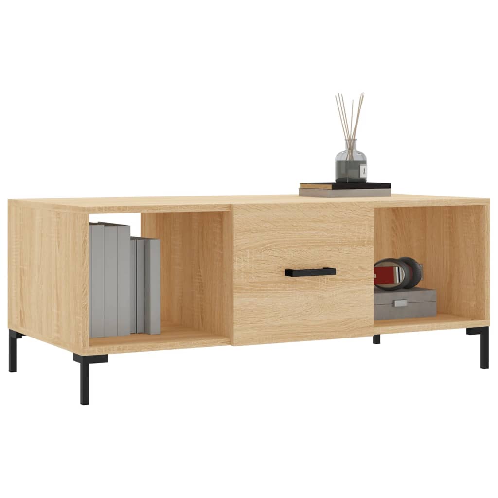 vidaXL Măsuță de cafea, stejar sonoma, 102x50x40 cm, lemn prelucrat vidaXL Măsuță de cafea, stejar sonoma, 102x50x40 cm, lemn prelucrat