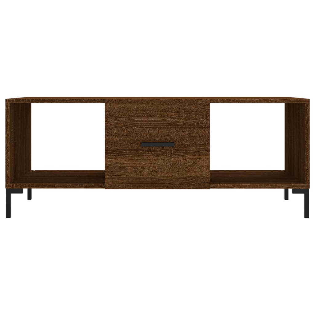 vidaXL Măsuță de cafea, stejar maro, 102x50x40 cm, lemn compozit vidaXL Măsuță de cafea, stejar maro, 102x50x40 cm, lemn compozit