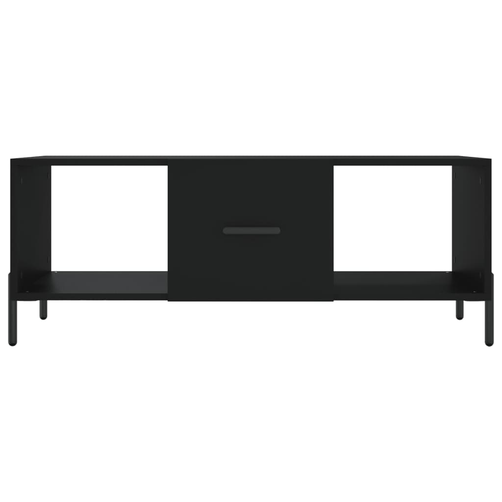 vidaXL Măsuță de cafea, negru, 102x50x40 cm, lemn compozit vidaXL Măsuță de cafea, negru, 102x50x40 cm, lemn compozit