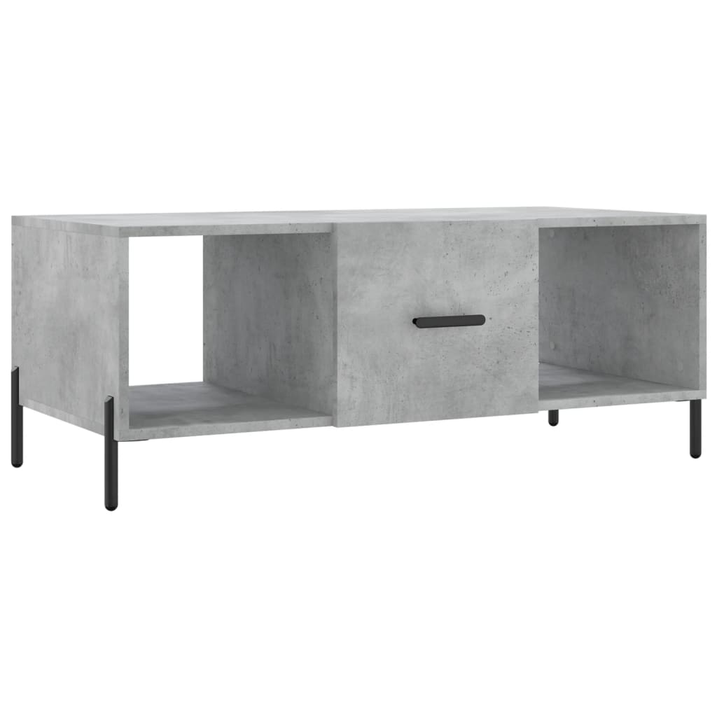 vidaXL Măsuță de cafea, gri beton, 102x50x40 cm, lemn prelucrat vidaXL Măsuță de cafea, gri beton, 102x50x40 cm, lemn prelucrat