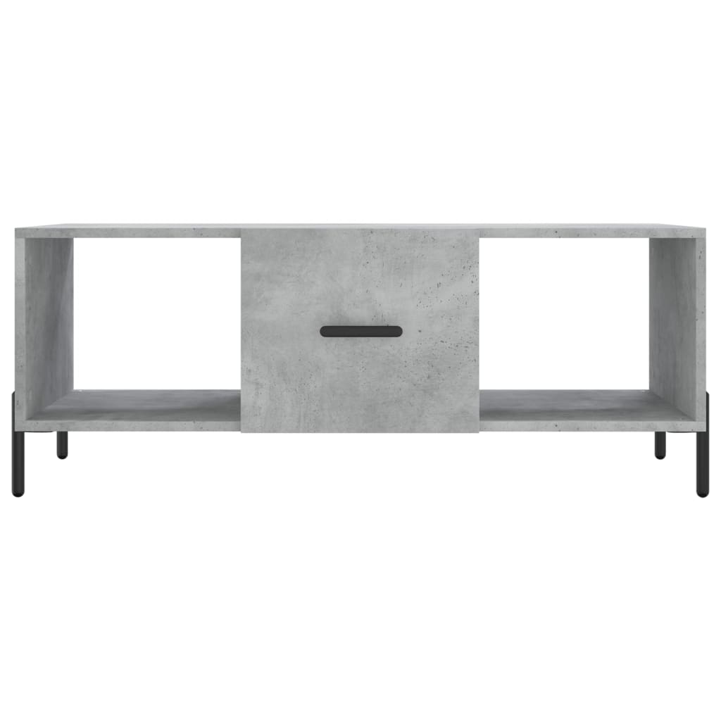 vidaXL Măsuță de cafea, gri beton, 102x50x40 cm, lemn prelucrat vidaXL Măsuță de cafea, gri beton, 102x50x40 cm, lemn prelucrat