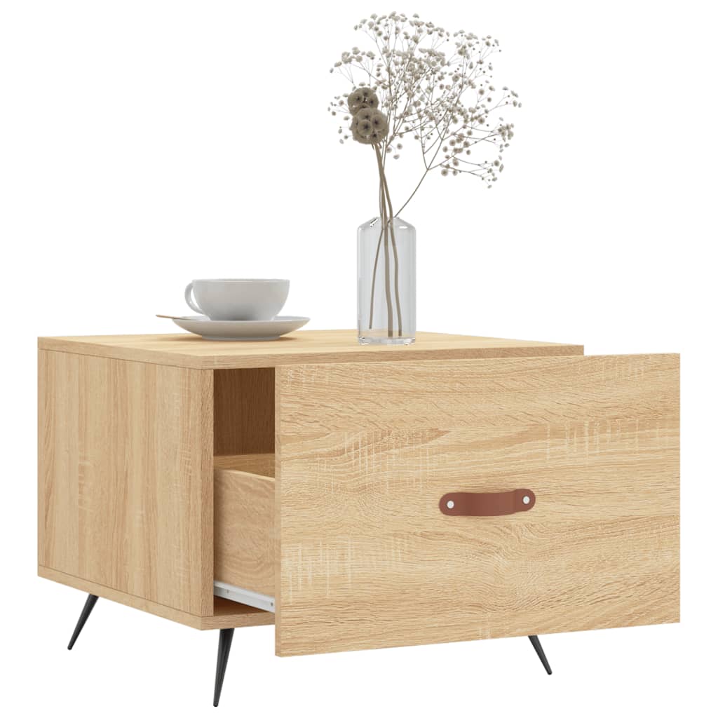 vidaXL Măsuțe de cafea 2 buc. stejar sonoma 50x50x40 cm lemn compozit