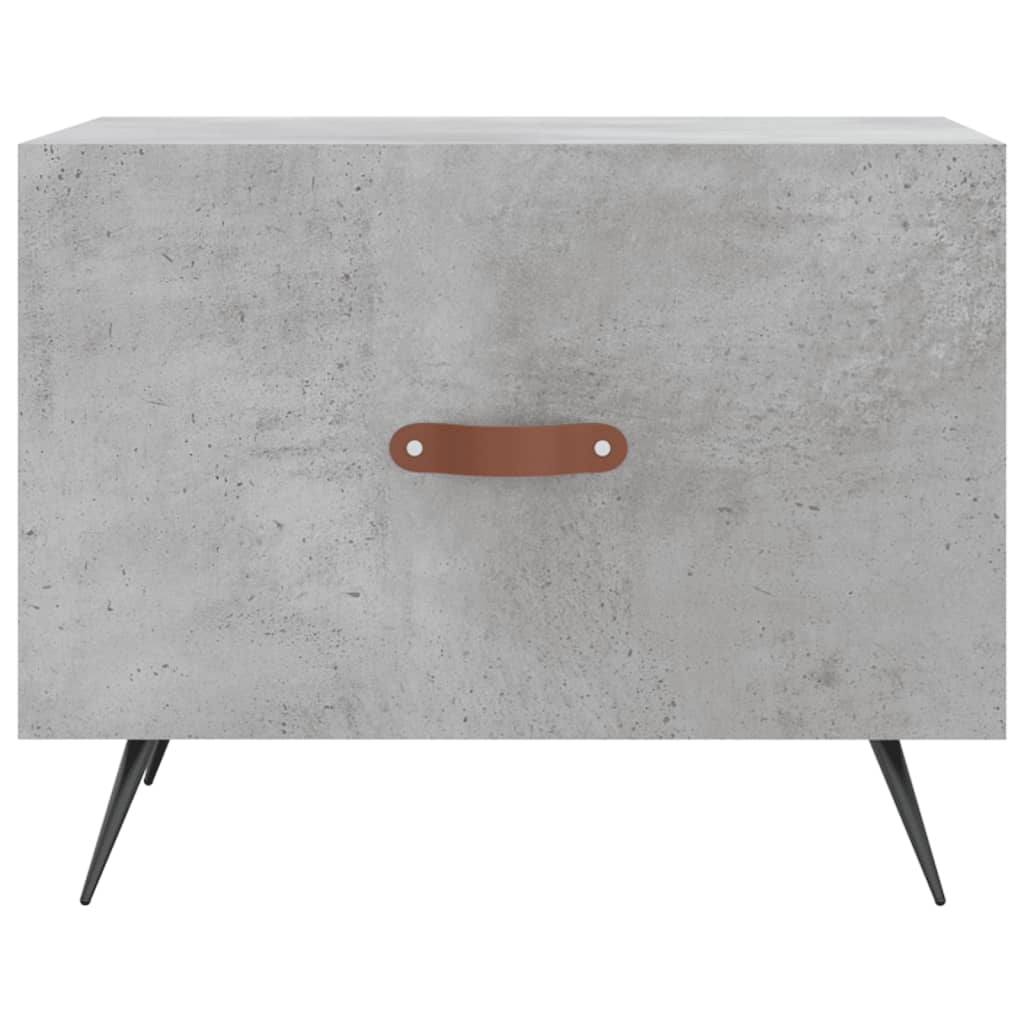 vidaXL Măsuțe de cafea, 2 buc., gri beton, 50x50x40 cm, lemn compozit vidaXL Măsuțe de cafea, 2 buc., gri beton, 50x50x40 cm, lemn compozit