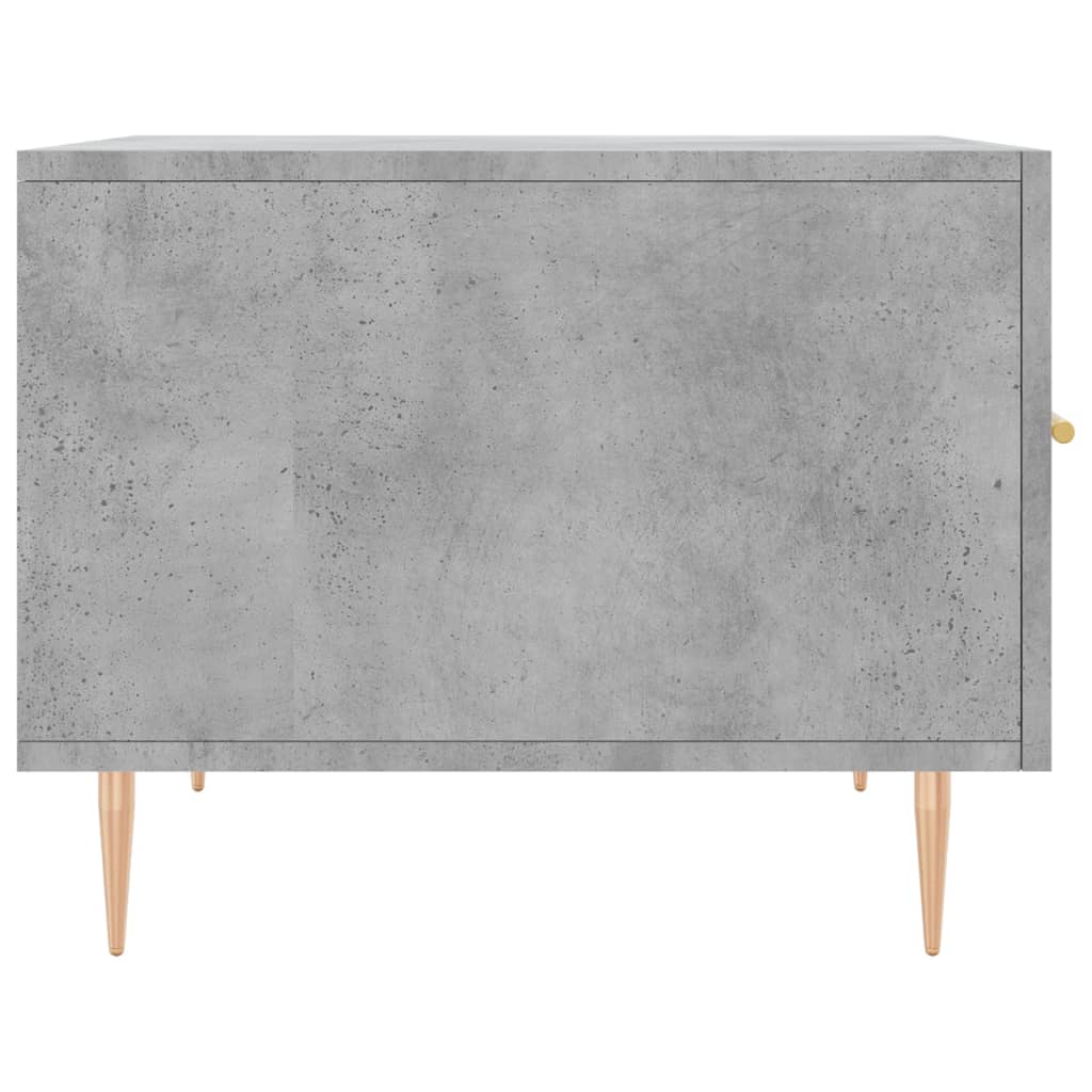 vidaXL Măsuță de cafea, gri beton, 50x50x40 cm, lemn compozit vidaXL Măsuță de cafea, gri beton, 50x50x40 cm, lemn compozit