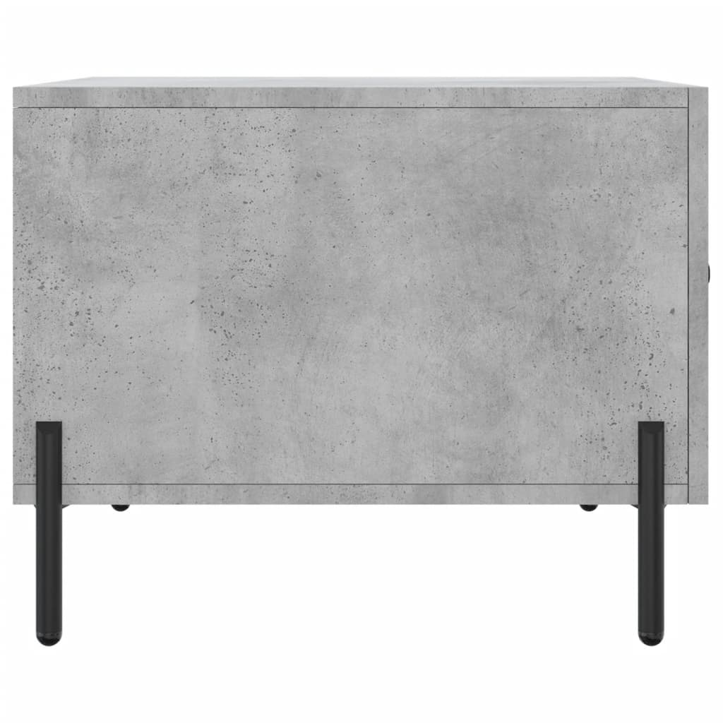 vidaXL Măsuță de cafea, gri beton, 50x50x40 cm, lemn compozit vidaXL Măsuță de cafea, gri beton, 50x50x40 cm, lemn compozit