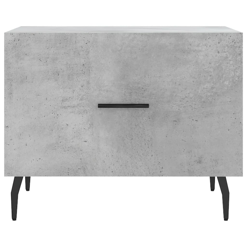 vidaXL Măsuță de cafea, gri beton, 50x50x40 cm, lemn compozit vidaXL Măsuță de cafea, gri beton, 50x50x40 cm, lemn compozit