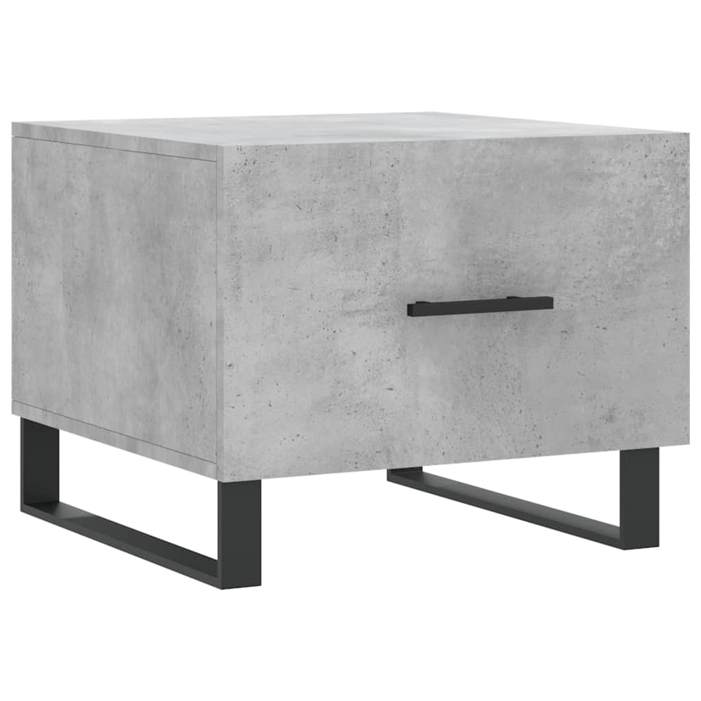 vidaXL Măsuță de cafea, gri beton, 50x50x40 cm, lemn compozit vidaXL Măsuță de cafea, gri beton, 50x50x40 cm, lemn compozit