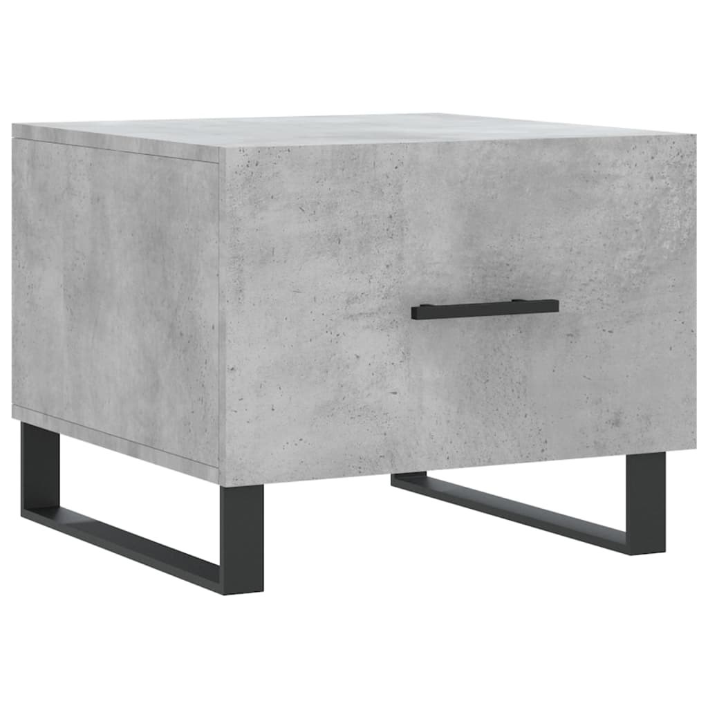 vidaXL Măsuțe de cafea, 2 buc., gri beton, 50x50x40 cm, lemn compozit vidaXL Măsuțe de cafea, 2 buc., gri beton, 50x50x40 cm, lemn compozit