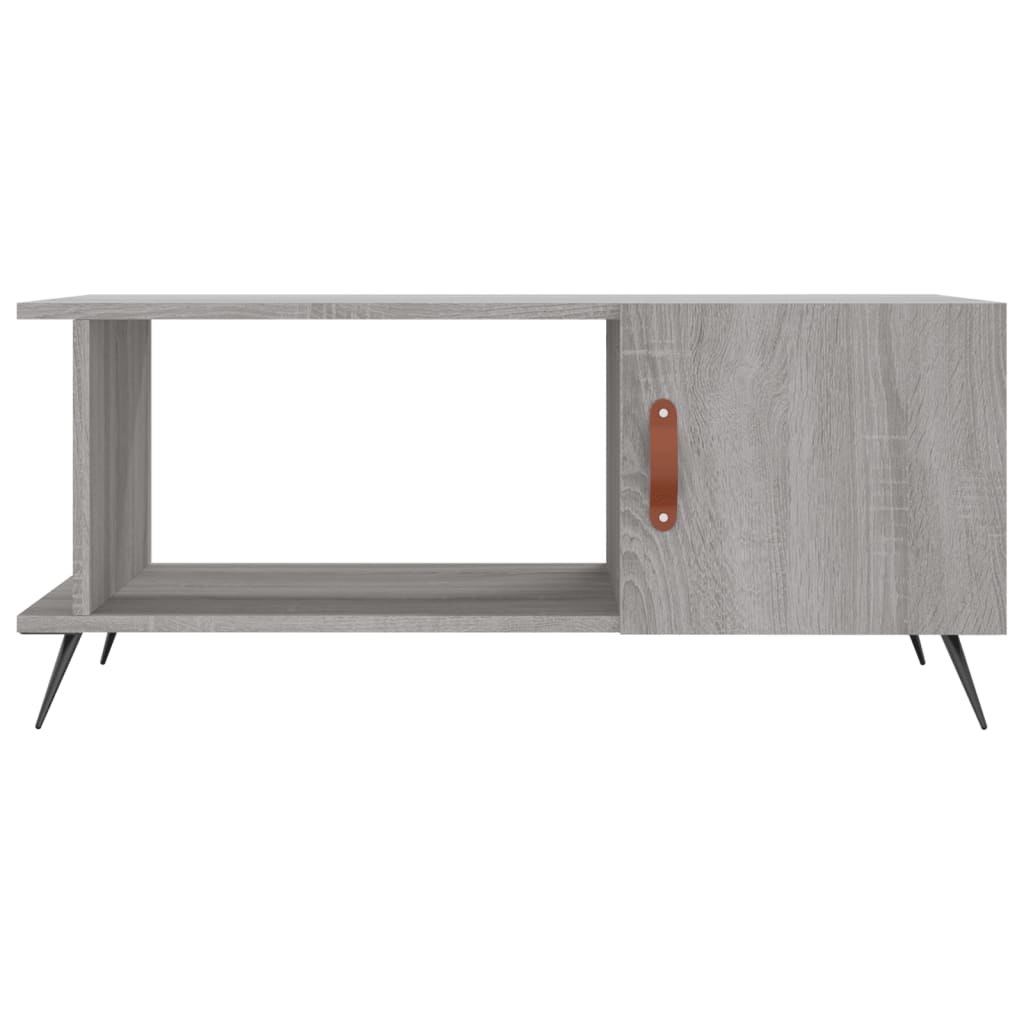 vidaXL Măsuță de cafea, gri sonoma, 90x50x40 cm, lemn prelucrat vidaXL Măsuță de cafea, gri sonoma, 90x50x40 cm, lemn prelucrat