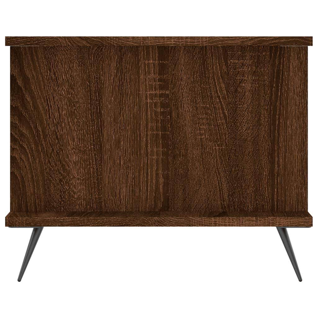 vidaXL Măsuță de cafea, stejar maro, 90x50x40 cm, lemn prelucrat vidaXL Măsuță de cafea, stejar maro, 90x50x40 cm, lemn prelucrat