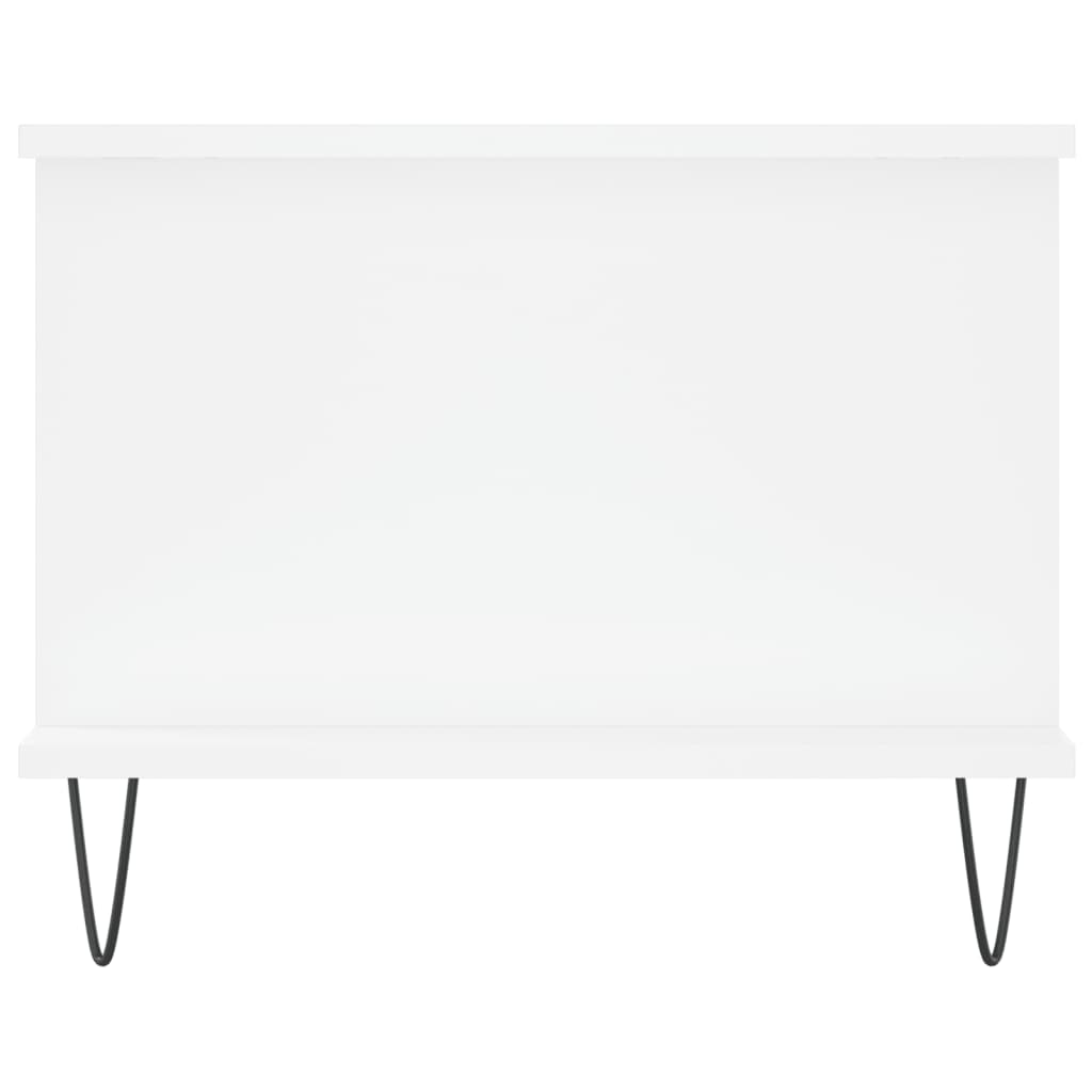 vidaXL Măsuță de cafea, alb, 90x50x40 cm, lemn prelucrat vidaXL Măsuță de cafea, alb, 90x50x40 cm, lemn prelucrat