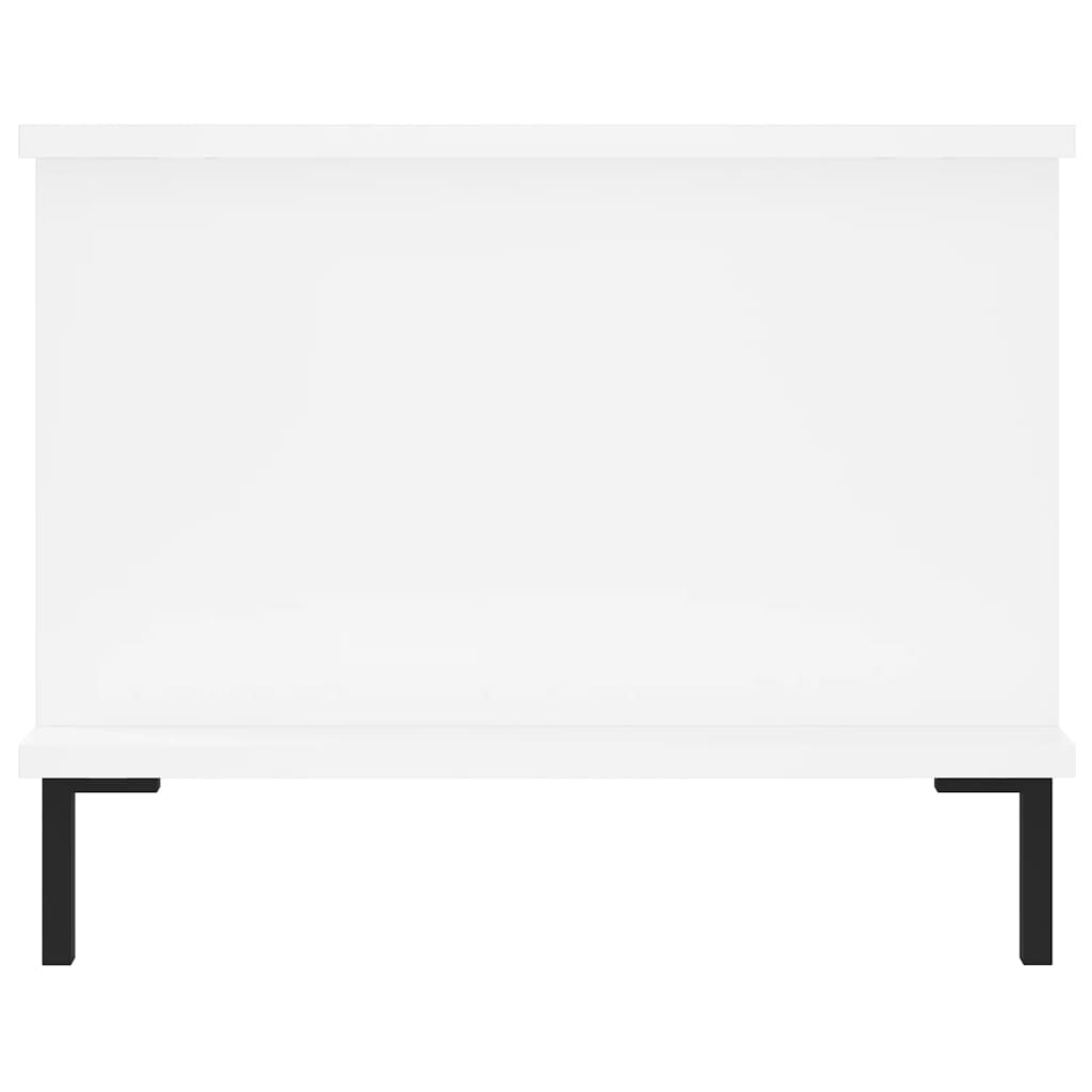 vidaXL Măsuță de cafea, alb, 90x50x40 cm, lemn prelucrat vidaXL Măsuță de cafea, alb, 90x50x40 cm, lemn prelucrat