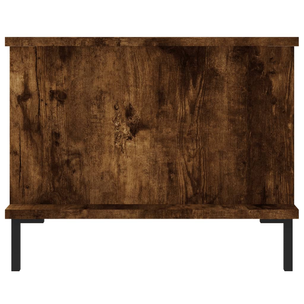 vidaXL Măsuță de cafea, stejar fumuriu, 90x50x40 cm, lemn prelucrat vidaXL Măsuță de cafea, stejar fumuriu, 90x50x40 cm, lemn prelucrat