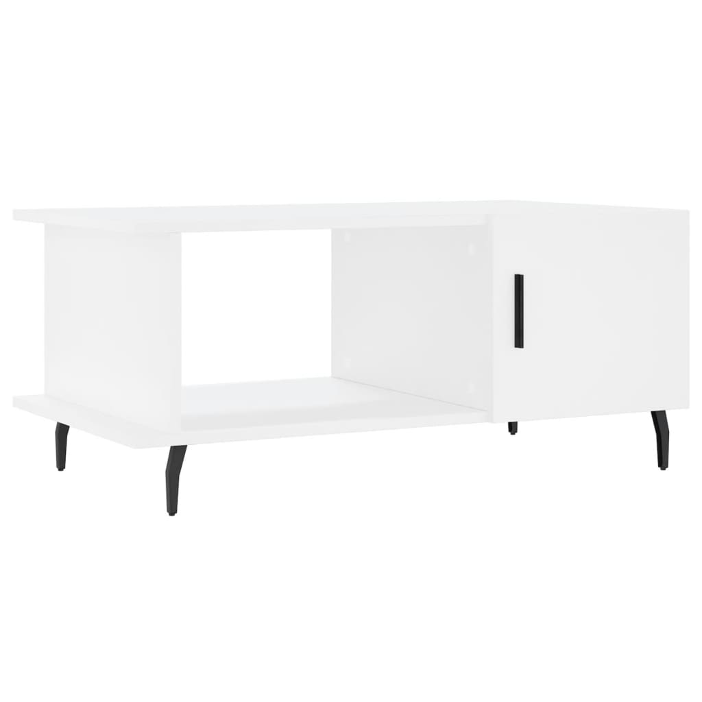 vidaXL Măsuță de cafea, alb, 90x50x40 cm, lemn prelucrat vidaXL Măsuță de cafea, alb, 90x50x40 cm, lemn prelucrat