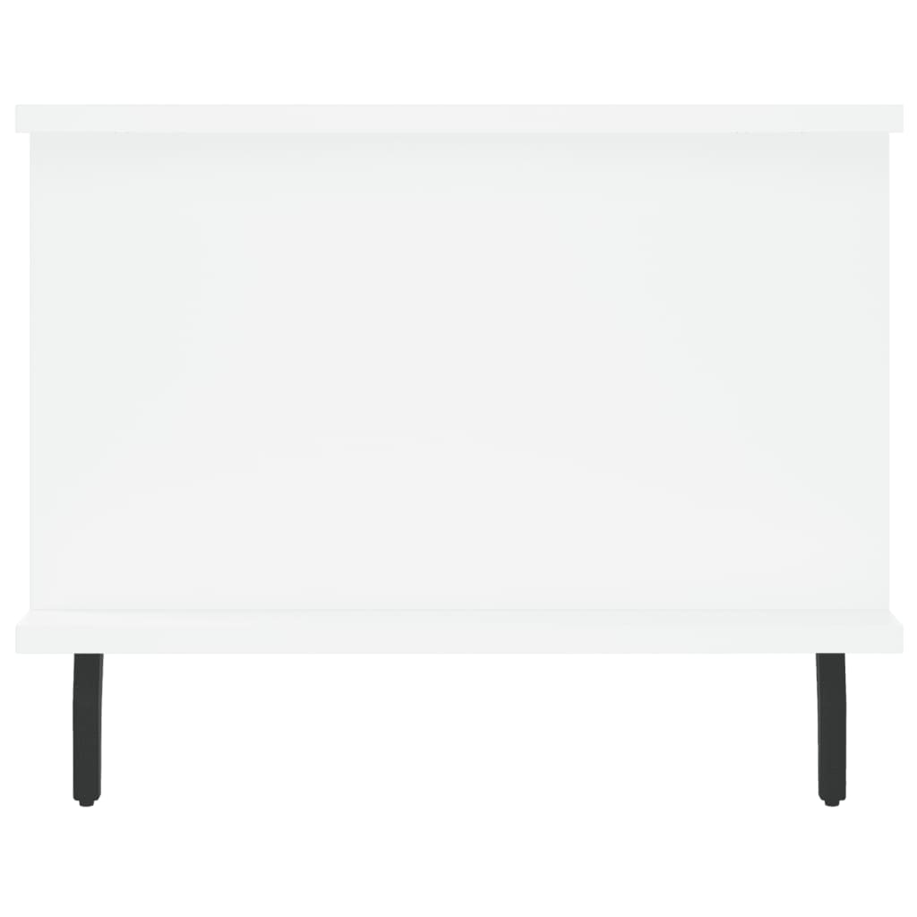 vidaXL Măsuță de cafea, alb, 90x50x40 cm, lemn prelucrat vidaXL Măsuță de cafea, alb, 90x50x40 cm, lemn prelucrat