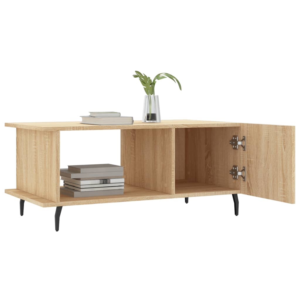 vidaXL Măsuță de cafea, stejar sonoma, 90x50x40 cm, lemn prelucrat