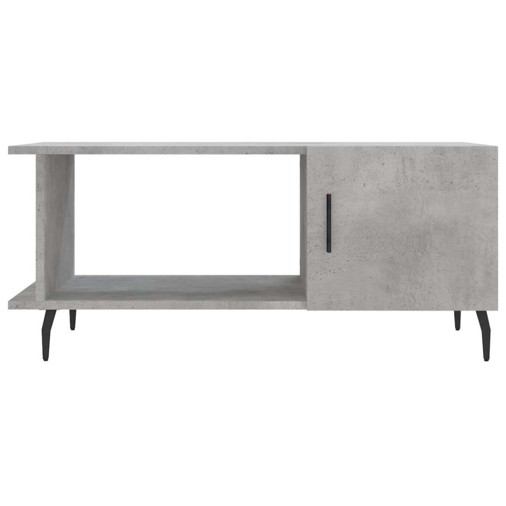 vidaXL Măsuță de cafea, gri beton, 90x50x40 cm, lemn prelucrat