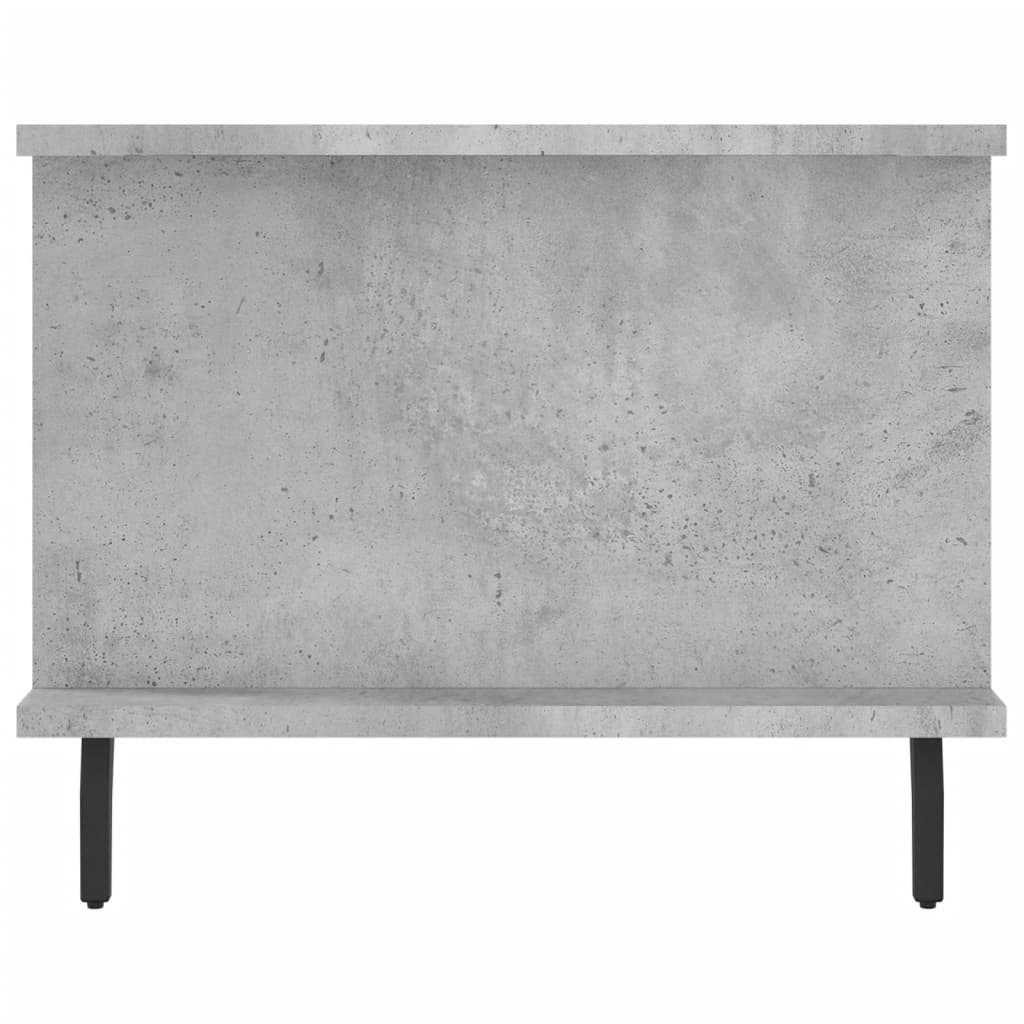 vidaXL Măsuță de cafea, gri beton, 90x50x40 cm, lemn prelucrat