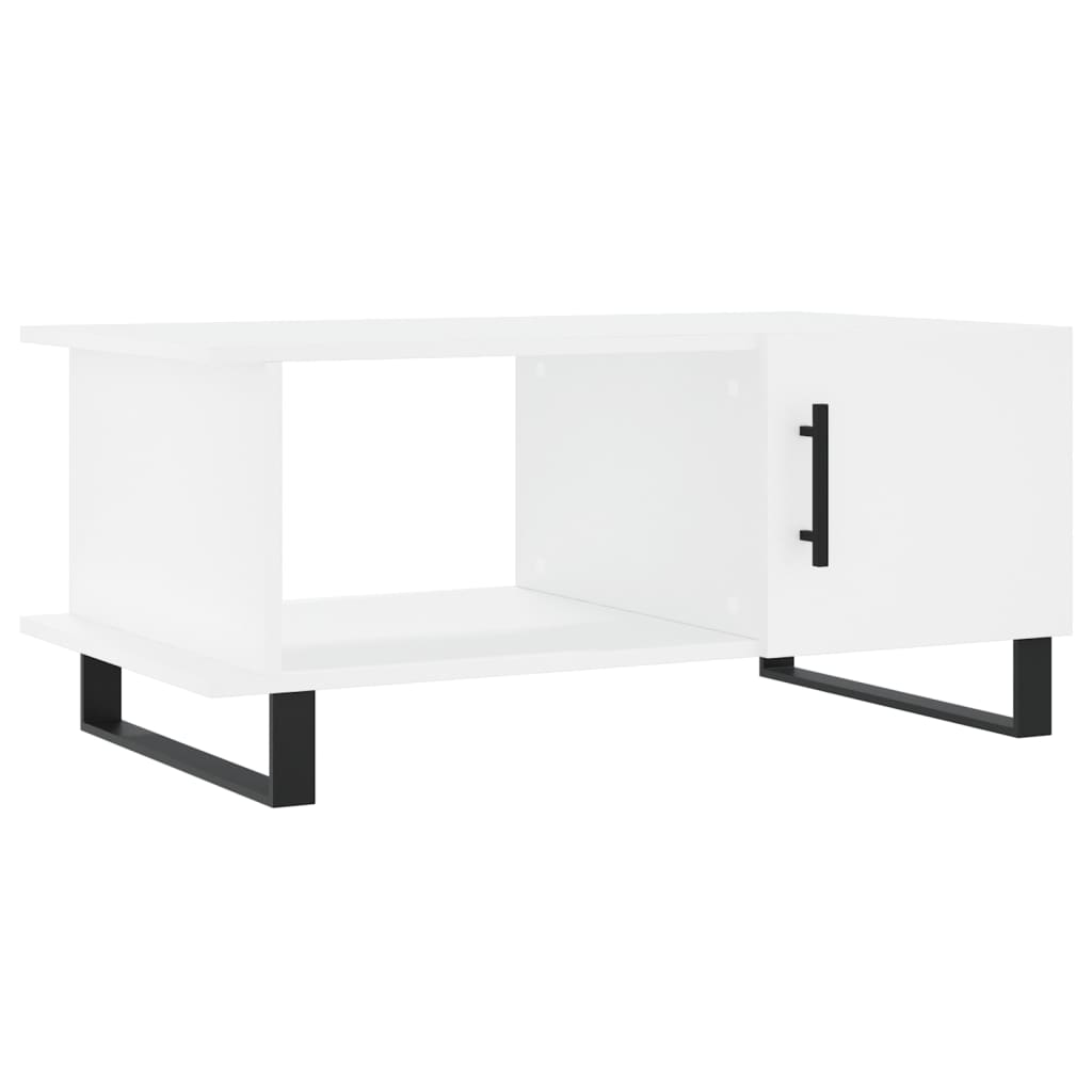 vidaXL Măsuță de cafea, alb, 90x50x40 cm, lemn prelucrat vidaXL Măsuță de cafea, alb, 90x50x40 cm, lemn prelucrat