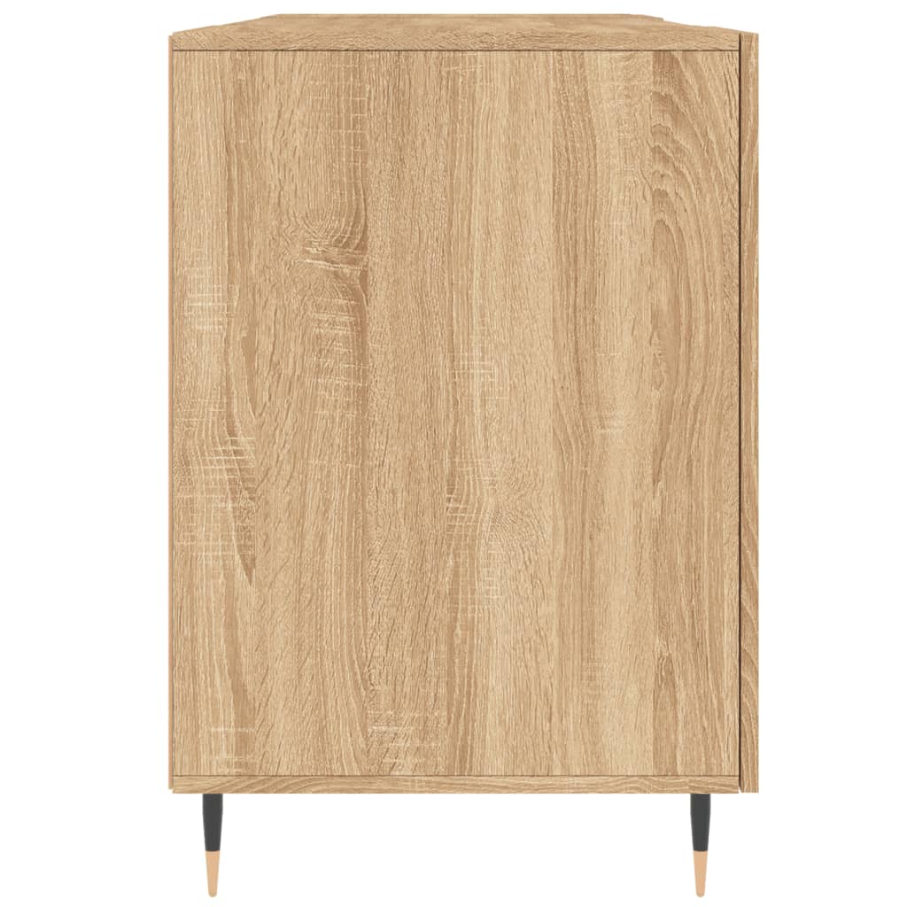 vidaXL Birou, stejar sonoma, 140x50x75 cm, lemn compozit