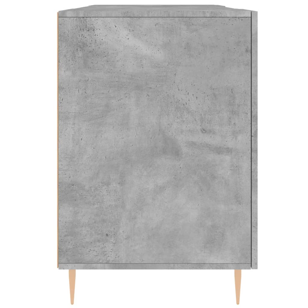 vidaXL Birou, gri beton, 140x50x75 cm, lemn compozit vidaXL Birou, gri beton, 140x50x75 cm, lemn compozit