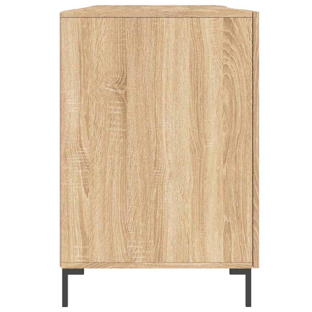 vidaXL Birou, stejar sonoma, 140x50x75 cm, lemn compozit