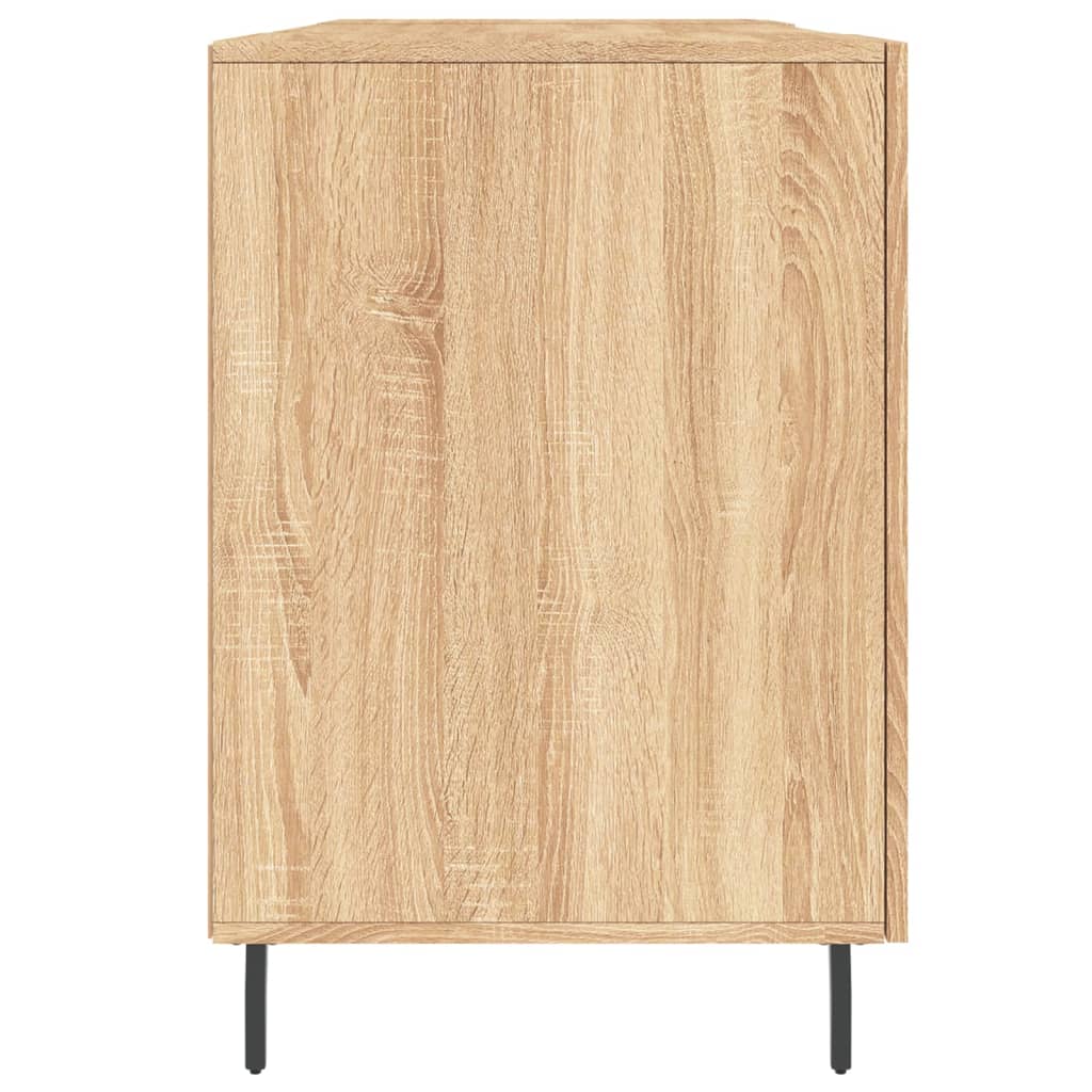 vidaXL Birou, stejar sonoma, 140x50x75 cm, lemn compozit