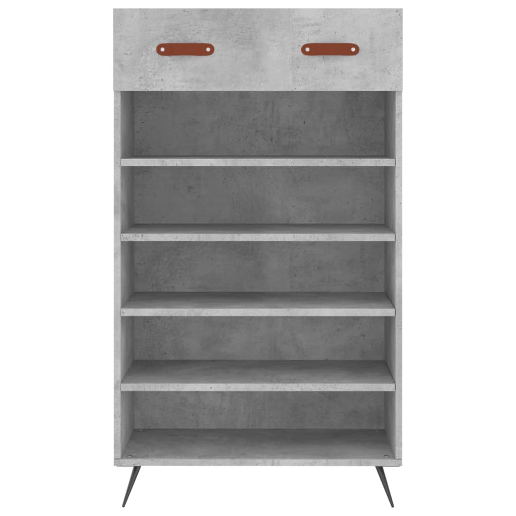 vidaXL Pantofar, gri beton, 60x35x105 cm, lemn compozit
